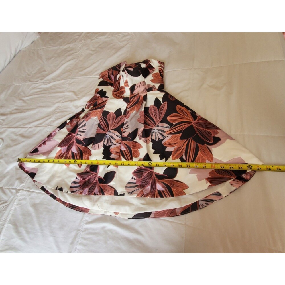 Keepsake The Label Divide Mini Dress NWT Womens Medium Collage Floral Pink - Picture 5 of 8